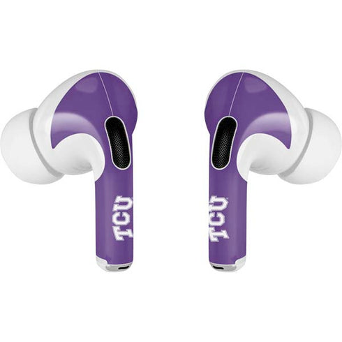 Texas Christian University TCU Horned Frogs AirPods Skins